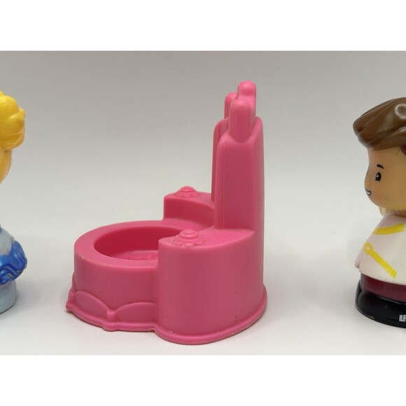 Little People Disney Princess Cinderella And Prince Charming With Pink Chair - Picture 8 of 16